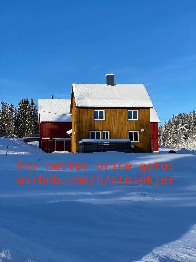 Вилла Fjellstad Gard - 2 Minutes From E6 And 5 Minutes Drive From Steinkjer City Экстерьер фото